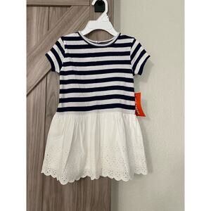 NWT Joe Fresh 2T striped and eyelet dress